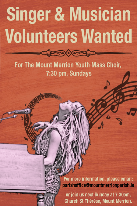 SINGER & MUSICIAN VOLUNTEERS