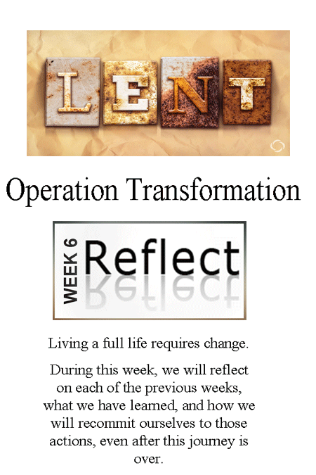 Faith Space Lent week 6