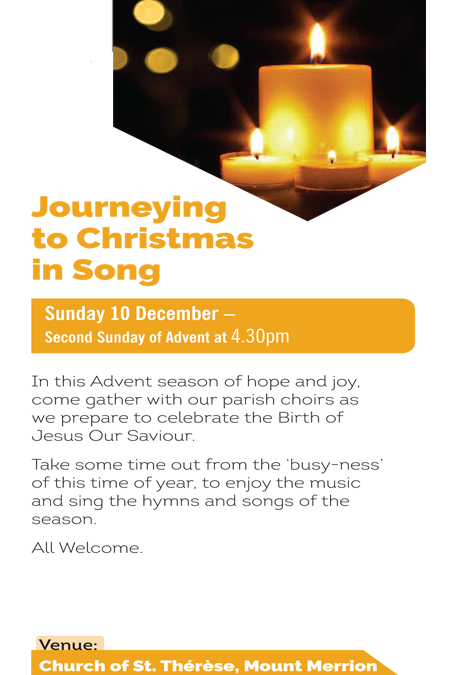 Journeying to Christmas in Song