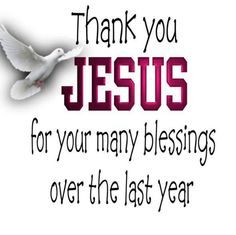 THANK YOU JESUS