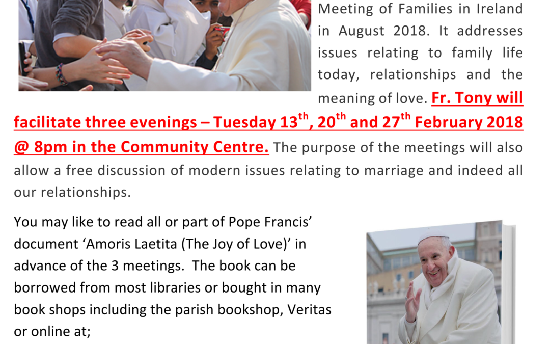 Amoris Laetitia (the Joy of Love)