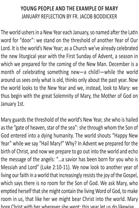 January Reflection