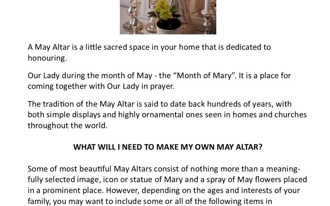 May altar