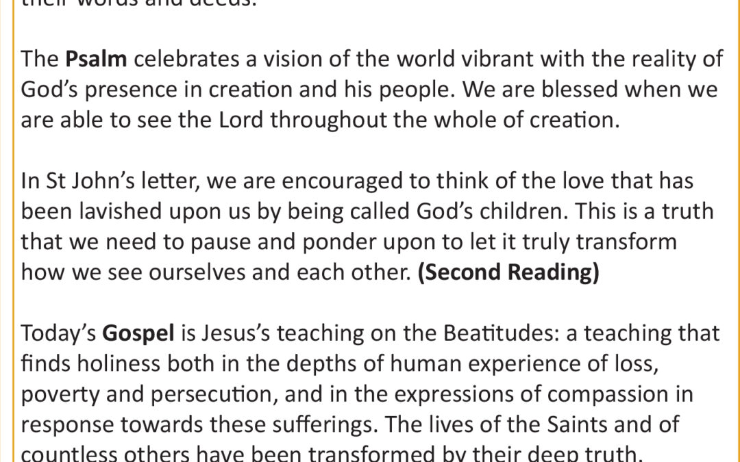 the feast of all saints