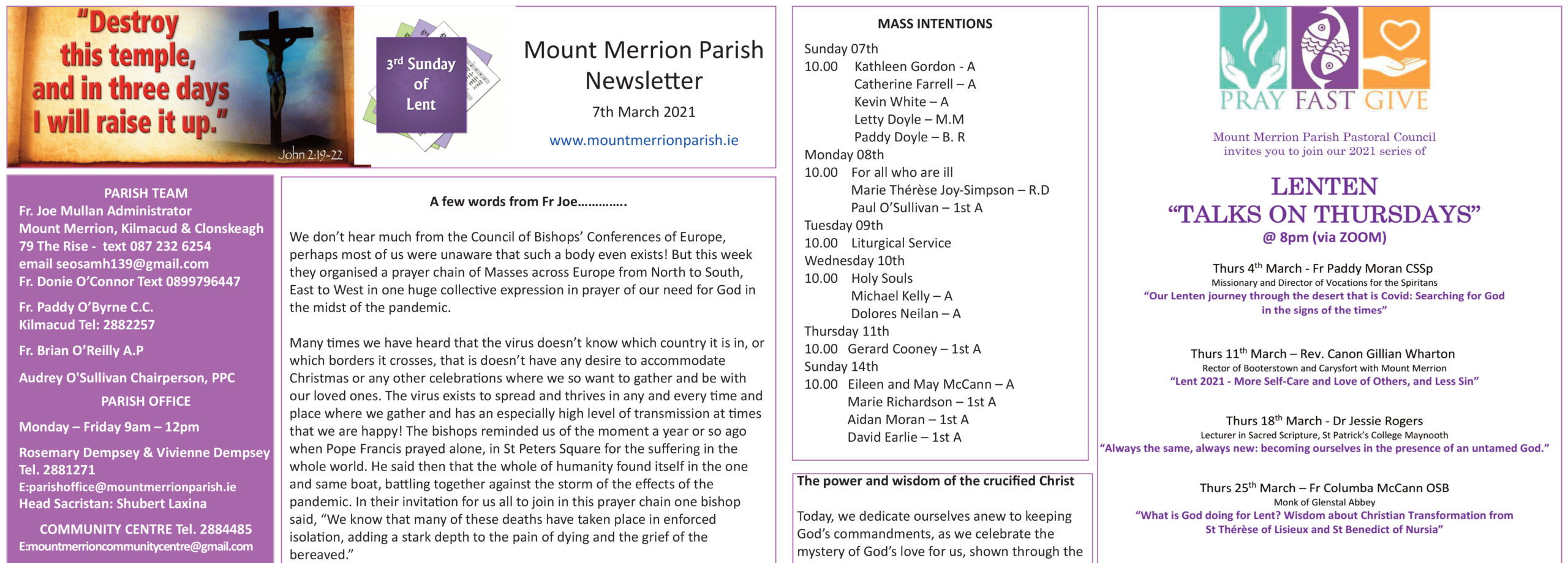 Church of St Thérèse, Mount Merrion Parish In the heart of the Church