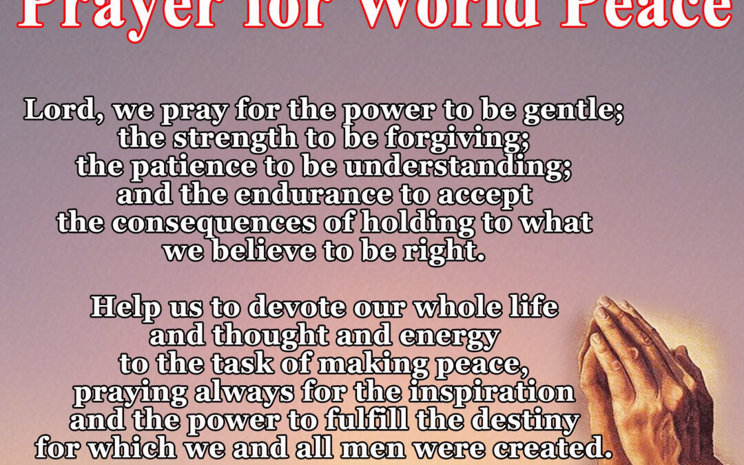 Prayer for Peace